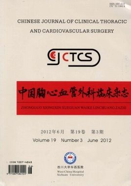 中国胸心血管外科临床杂志
